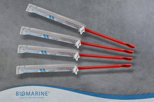 Eco-Sip Straw Spoon 10.25" Wrapped 1,200 Pieces 